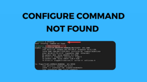 configure command not found