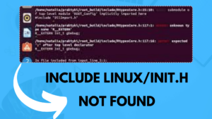 linux/init.h: No such file or directory