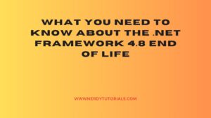 What You Need to Know About the .NET Framework 4.8 End of Life